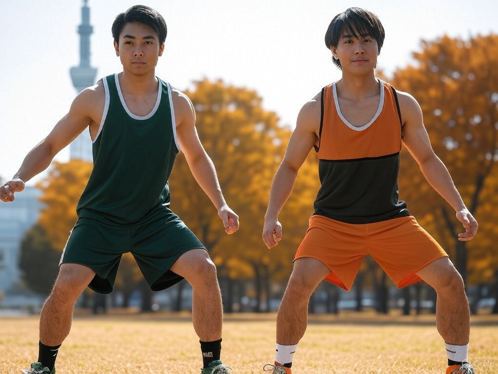 陽太と悠斗のダンスポーズ